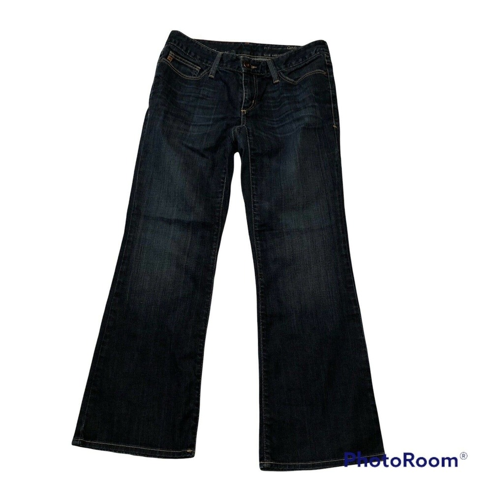 Eddie Bauer Jeans Curvy Fit Bootcut 6P Darkwash Discontinued Style